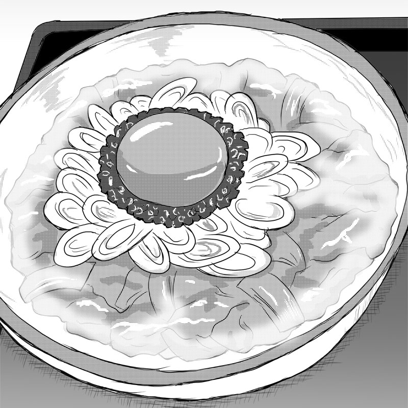 牛丼屋の月見メニュー